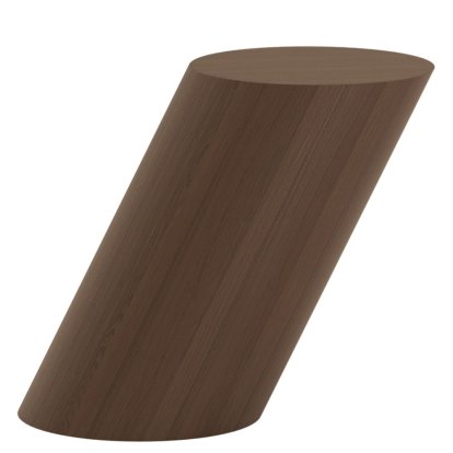 Table d'appoint Tilt, Bois, Chêne fumé foncé