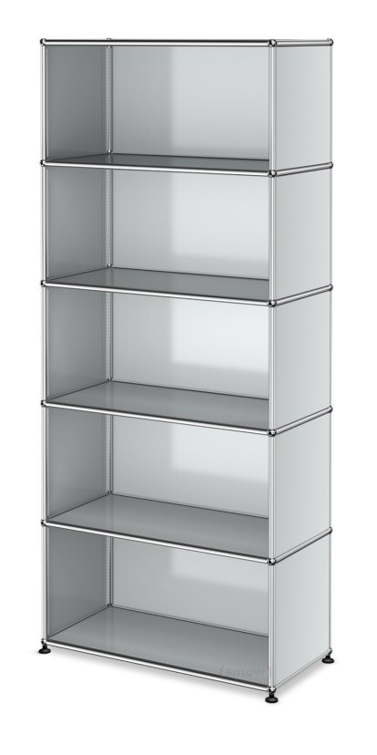 Étagère à dossiers USM Haller ouverte, Gris clair RAL 7035
