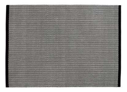 Tapis Gro, 200 x 300 cm, Noir/blanc cassé