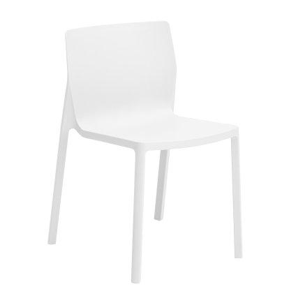 Chaise LP Recycled, Sans accotoirs, Blanc