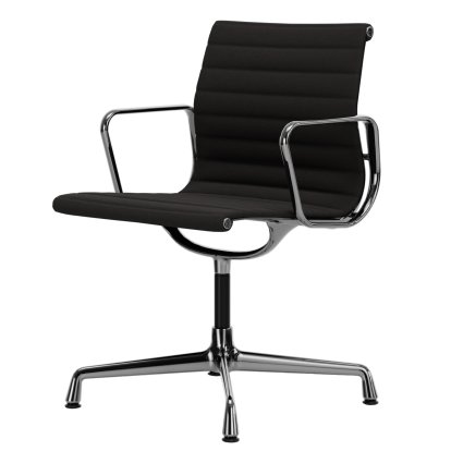 Aluminium Chair EA 103 / EA 104, EA 103 - non-pivotante, Gris foncé, Chromé
