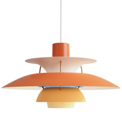 Suspension PH 5 500, Teintes orange