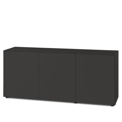 Nex Pur Box 2.0 avec portes, 48 cm, H 75 cm x B 180 cm (trois portes), Graphite