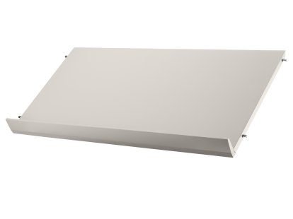 String System présentoir à revues bois massif , 78 x 30 cm, Laqué beige