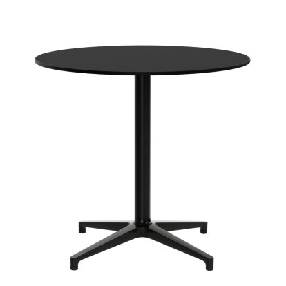Bistro Table Outdoor, Rond (Ø 796), Matériau aggloméré noir