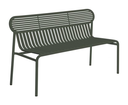Banc  Week-End, Avec dossier, Vert bouteille
