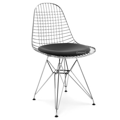 Coussin pour Wire Chair (DKR/DKX/DKW/DKL/LKR), Coussin d'assise, Hopsak, Nero