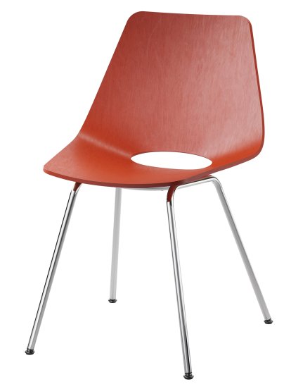 S 661, Hêtre teinté rouge rouille (TP 239), Chromé
