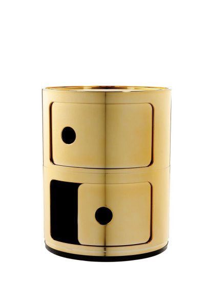 Componibili Metallic, 2 tiroirs, Or
