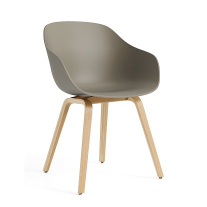 Chaise About A Chair AAC 222, Chêne laqué, Khaki 2.0