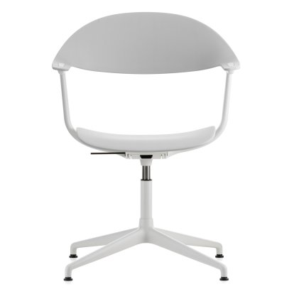 Chaise pivotante Mynt, Gris RE, Sans rembourrage, Sans rembourrage, Soft light, Patins en feutre pour sols durs