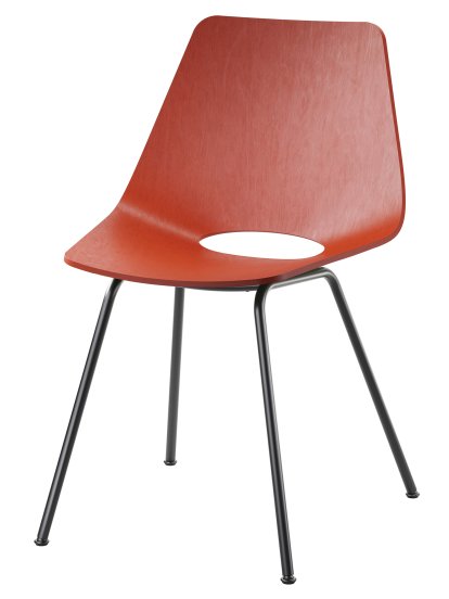 S 661, Hêtre teinté rouge rouille (TP 239), Noir (RAL 9005)