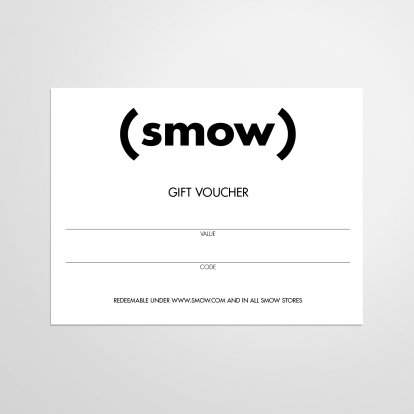 Carte cadeau smow, 100 EUR, Bon PDF par e-mail, Anglais