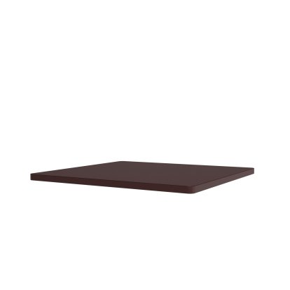 Tablette intérieure Panton Wire, Cube C (L 33 x P 34,8 cm), MDF Rouge Noir