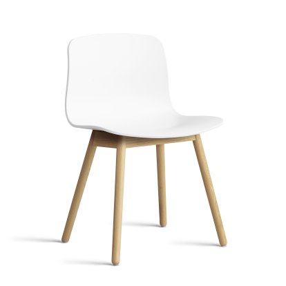 Chaise About A Chair AAC 12, White 2.0, Chêne laqué