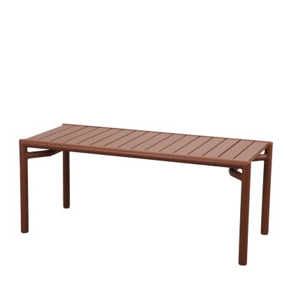 Table basse / banc Bliss, Rouge du désert