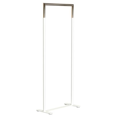 Portemanteau Bukto, Blanc mat / or poli, 60 cm