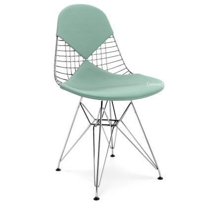 Coussin pour Wire Chair (DKR/DKX/DKW/DKL/LKR), Coussin pour assise et dossier (Bikini), Hopsak, Menthe / ivoire