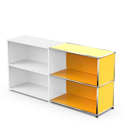 Kit d’extension horizontale USM Haller 2, Jaune or RAL 1004, 35 cm