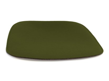 Coussin d'assise pour  Eames Armchairs, Avec rembourrage, Olive foncé