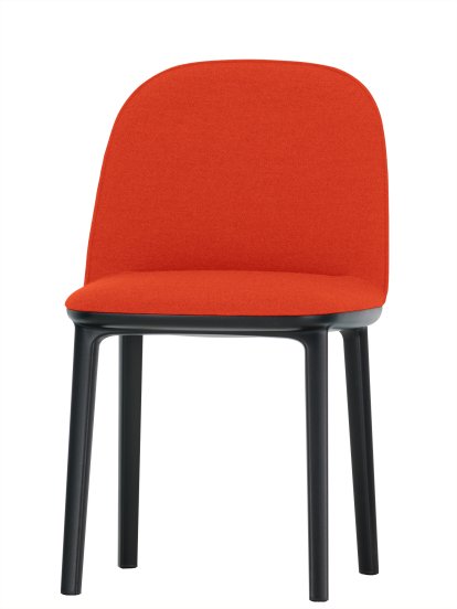 Softshell Side Chair, Orange, Patins en feutre pour sols durs