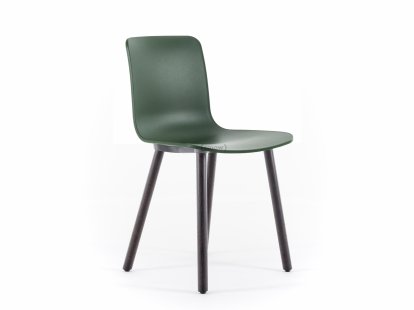 Chaise HAL RE Wood, Lierre RE, Chêne massif foncé avec vernis de protection