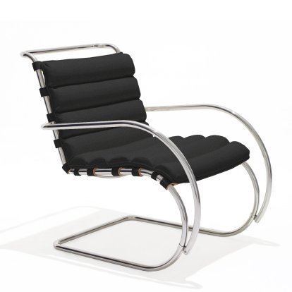Fauteuil MR - édition Bauhaus, Bellagio, Black