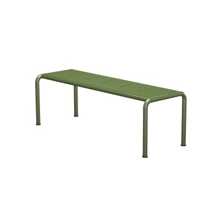 Banc Avanti, 48 x 129,5 cm, Vert olive, Aluminium