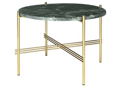 TS Coffee Table, Ø 55 x H 41 cm, Vert, Laiton