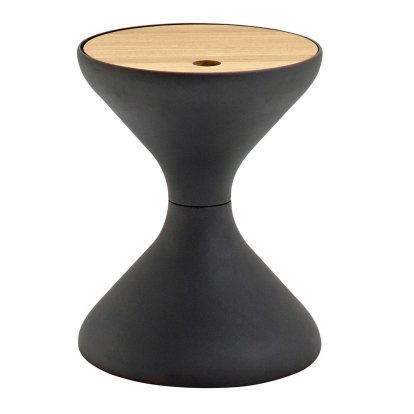 Table Bells Side , Revêtement poudré anthracite, Sans compartiment