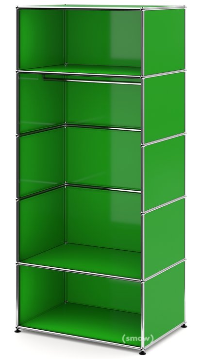 Penderie USM Haller M avec tringle Type 2, Vert USM