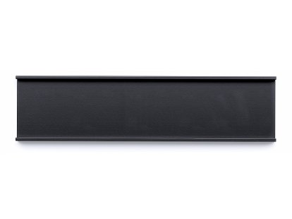Vide-poche Meterware, Bas (2,5 cm) noir intense, Sans compartiment