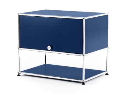 Meuble TV-Rack USM Haller, Bleu acier RAL 5011