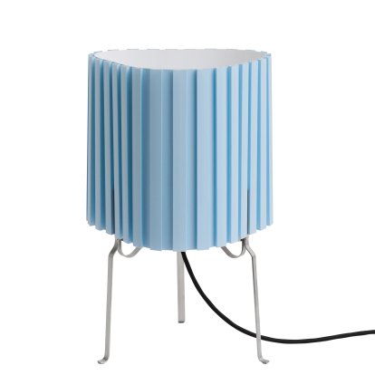 Lampe de table Canelé, Bleu pâle