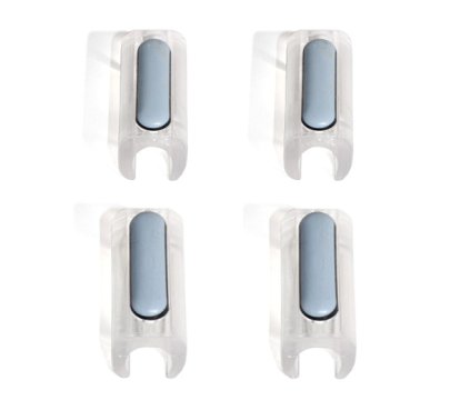 Patins pour chaises cantilever Tecta (set de 4), 4 x tubes aplatis