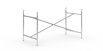 Châssis de table Eiermann 2, Chromé, Vertical, centré  , 135 x 66 cm, Avec rallonge en hauteur (hauteur 72-85 cm)
