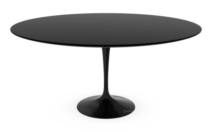 Table à manger ronde Saarinen, 152 cm, Noir, Fenix noir