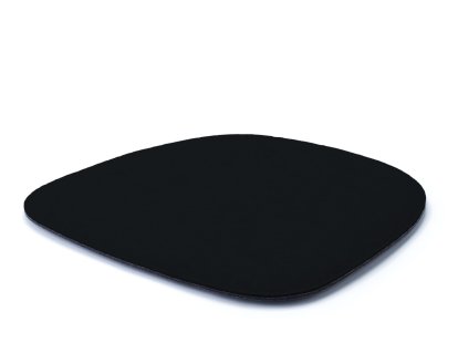 Coussin d'assise pour 214, Avec rembourrage, Noir