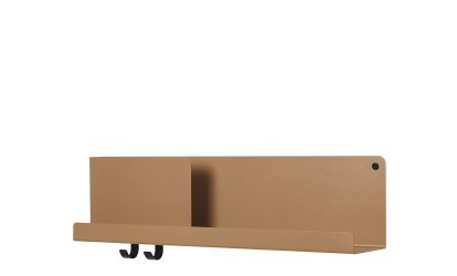 Etagère Folded Shelves, H 16,5 x L 63 cm, Orange brûlée