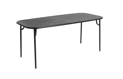 Table Week-End, M (180 x 85 cm), Noir