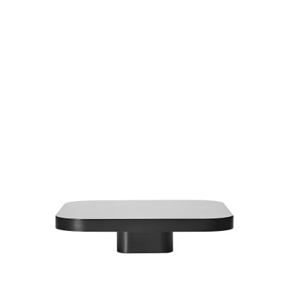 Table basse Bow Coffee Table, Acier noir, H 19 x L 70 x P 70