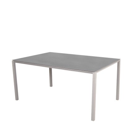 Table Pure, 150 cm x 90 cm, Basalt, Sable
