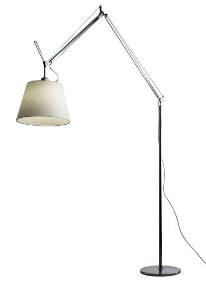 Lampadaire Tolomeo Mega Terra, Pergament nature, 32 cm