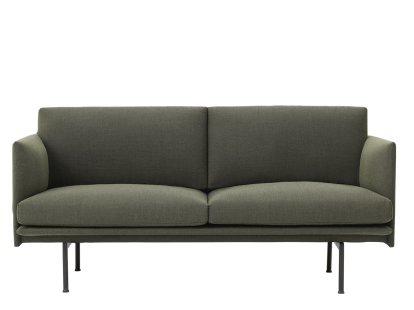 Outline Studio Sofa, Tissu Fiord 961 - Gris-vert