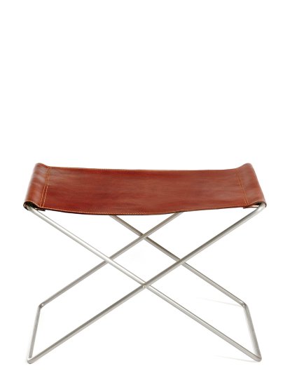Ox Stool, Cognac, Acier inoxydable 