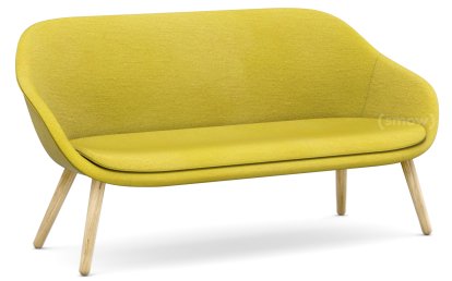 About A Lounge Sofa for Comwell, Hallingdal 420 - jaune, Chêne laqué