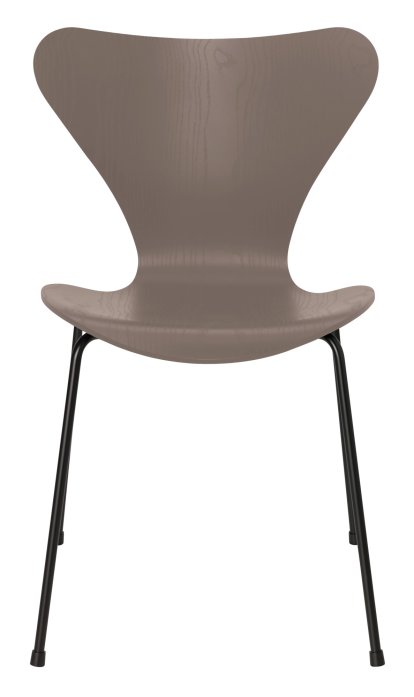Chaise Série 7 3107, Frêne coloré, Deep Clay, Noir