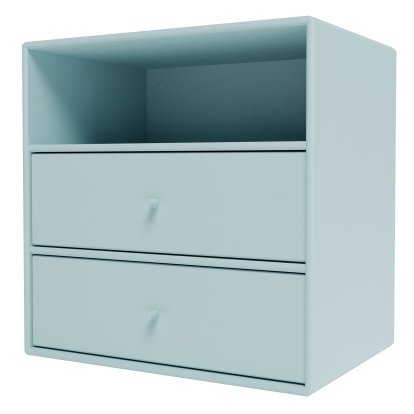 Étagère Montana Mini, Module à 2 tiroirs, Flint