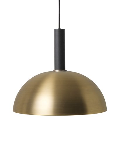 Collect Lighting, Haut, Noir, Dome, Laiton