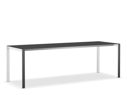 Table à manger Thin-K, Noir, Blanc